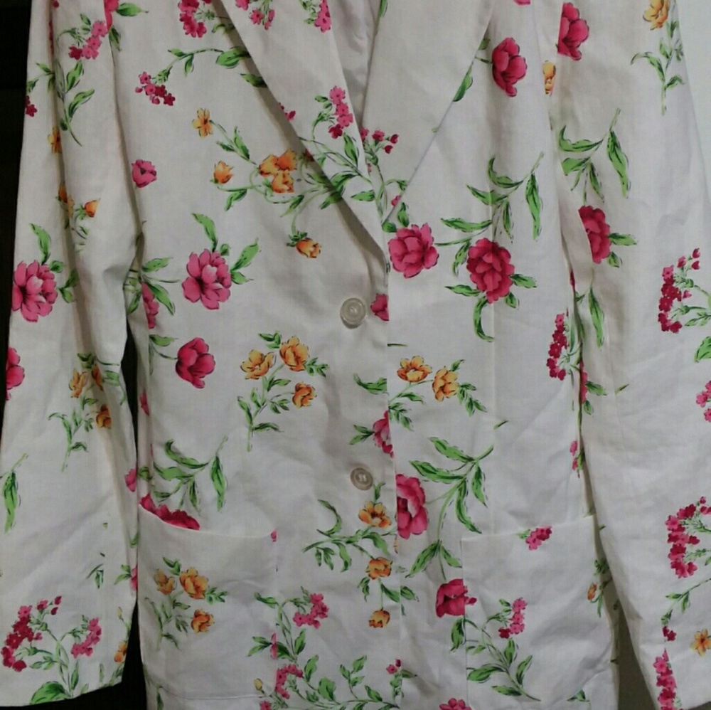Chadwick Linen/Cotton Blend Fully Lined Blazer 6T
